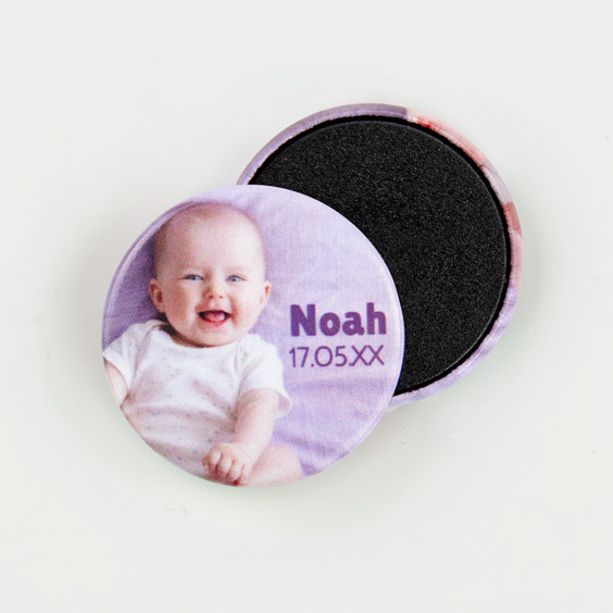 Personalised Round Fridge Magnets 32mm