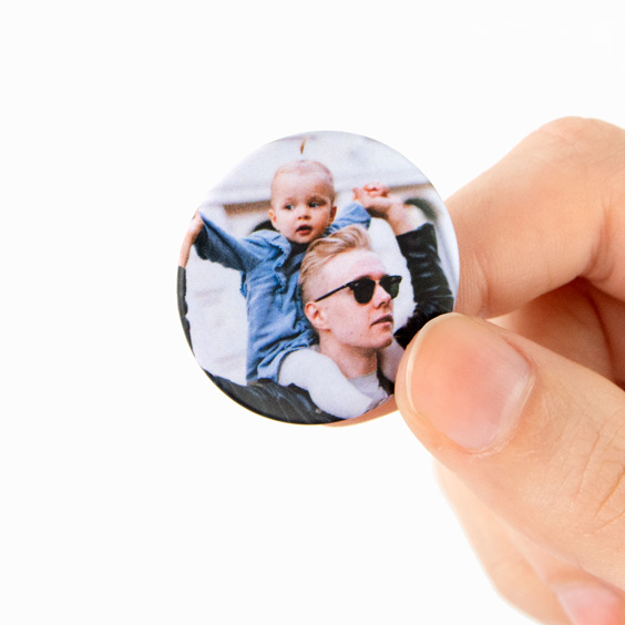 Personalised Round Fridge Magnets 32mm