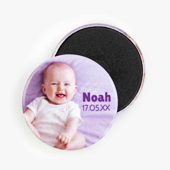 Personalised Round Fridge Magnets 38mm