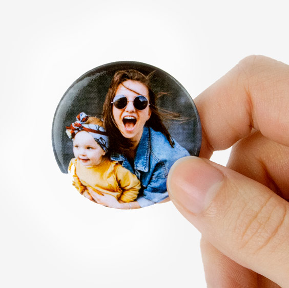 Personalised Round Fridge Magnets 38mm