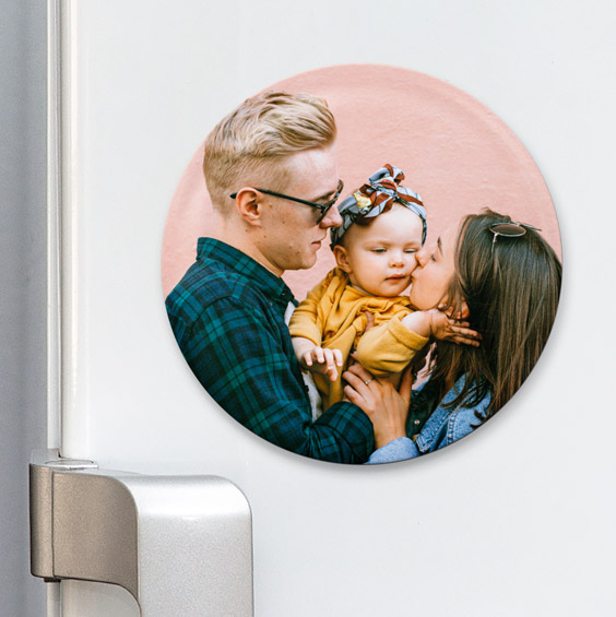 Personalised Round Fridge Magnets 56mm