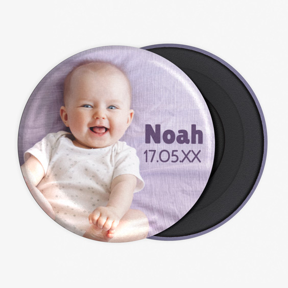 Personalised Round Fridge Magnets 56mm