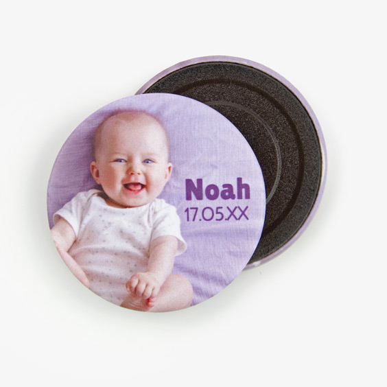 Personalised Round Fridge Magnets 56mm