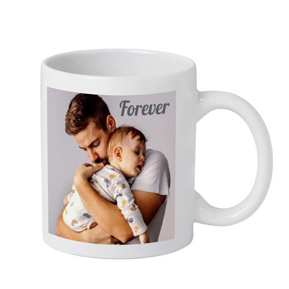 Personalized Ceramic Mug with Photo and Name