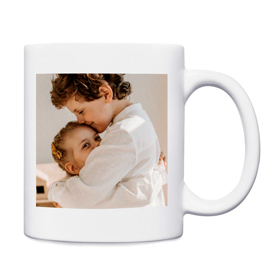 Personalized Ceramic Mug with Photo and Name