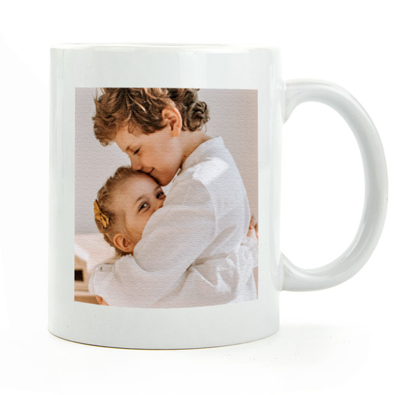 Personalised Ceramic Mug with Photo and Name