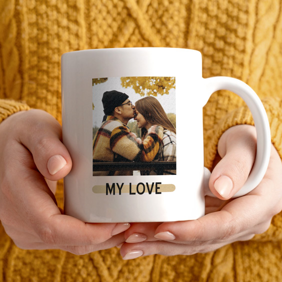 Personalisierte Keramik-Tasse mit Foto