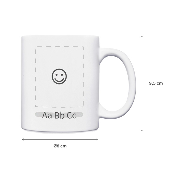 Personalised Ceramic Mug with Icon or Twinie®️