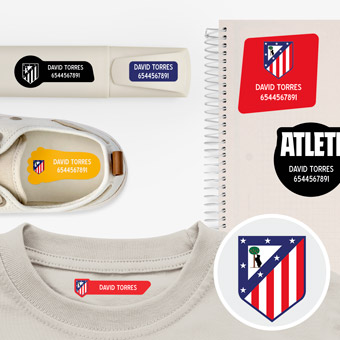 Pack Etichette Atletico Madrid