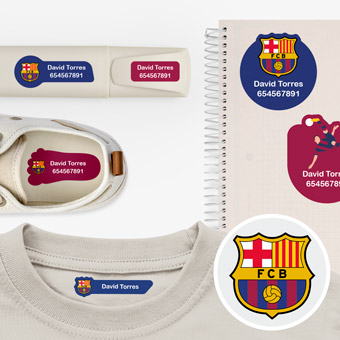 Pack Etichette FC Barcelona