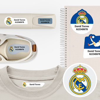 Pack Etichette Real Madrid