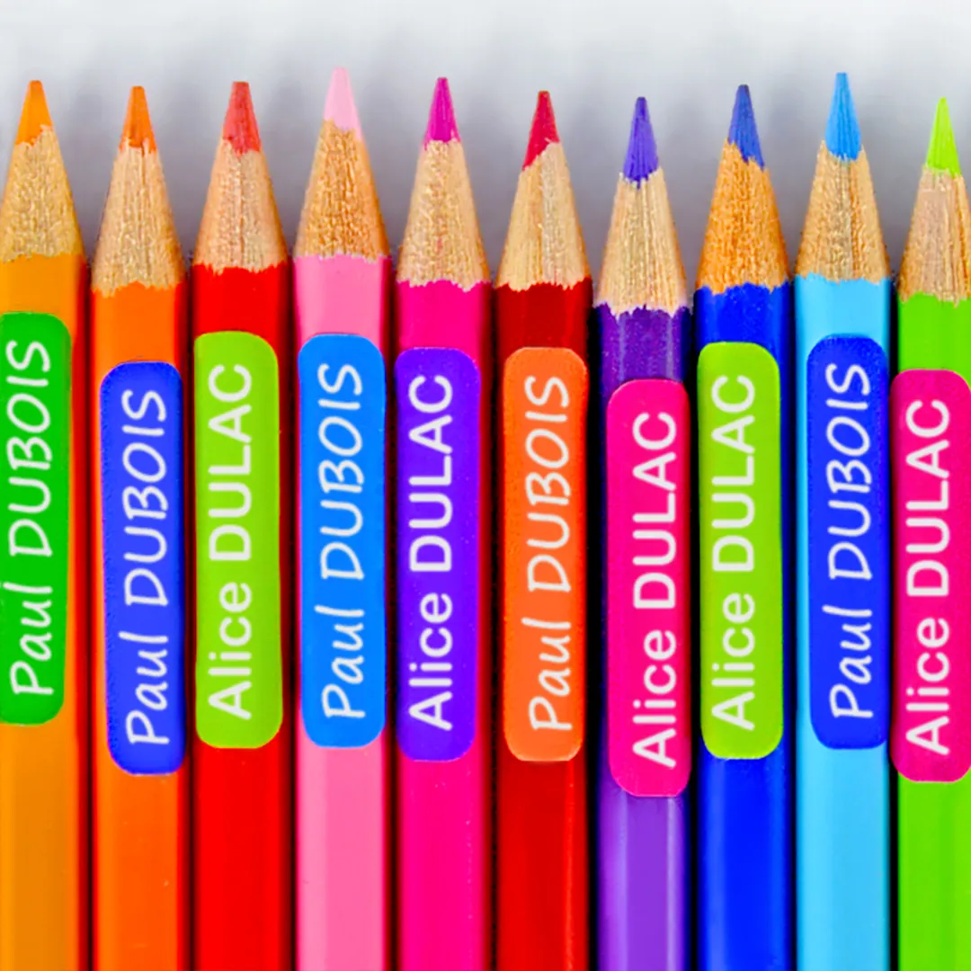 Étiquettes autocollantes Mini Format