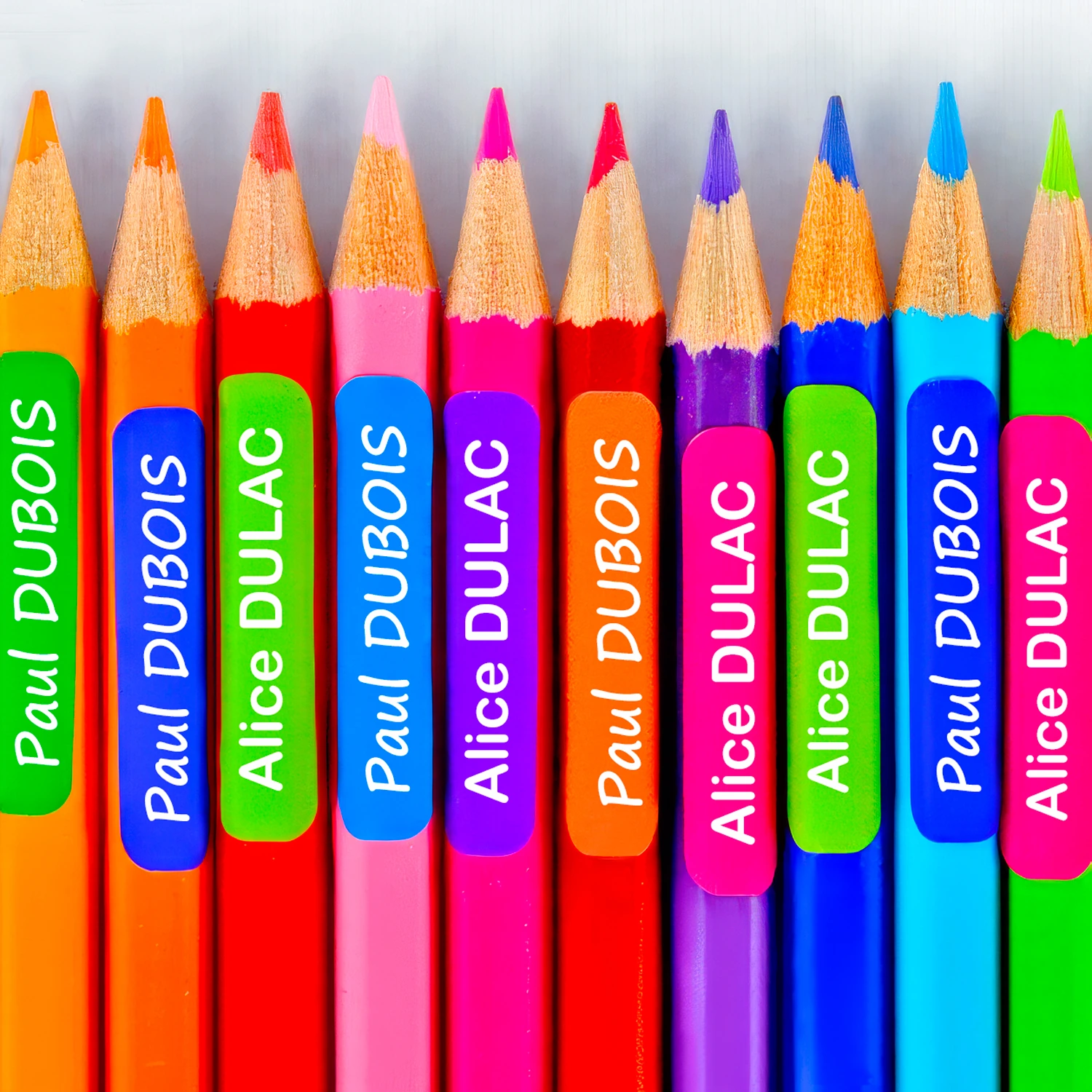 Étiquettes autocollantes Mini Format