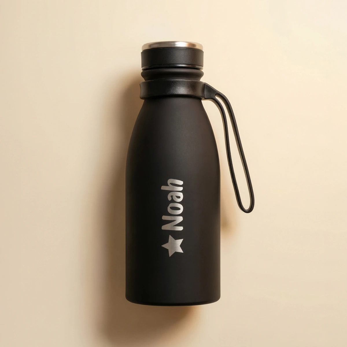 Gourde isotherme personnalisée Tandem 350ml noire