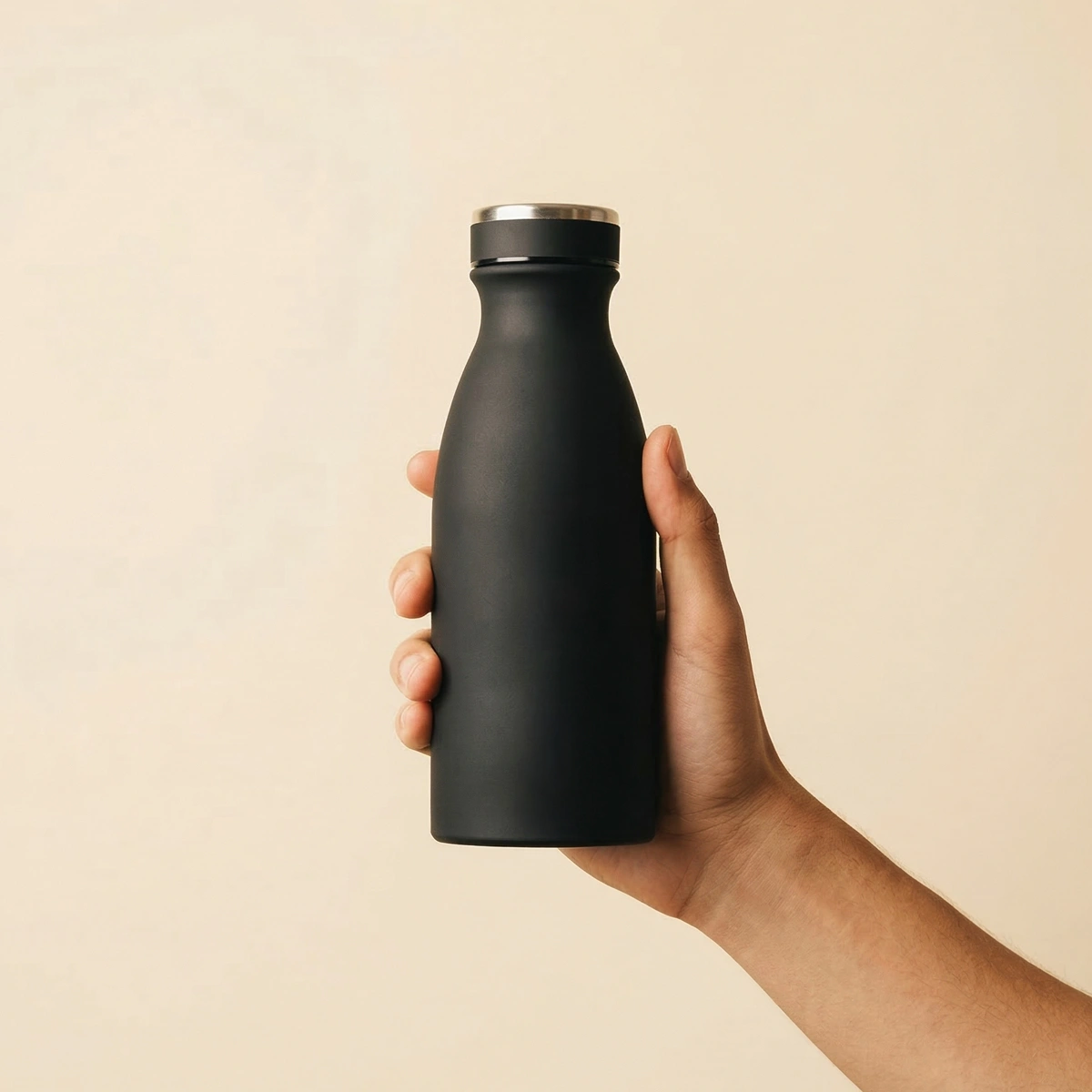 Gourde isotherme personnalisée Tandem 350ml noire