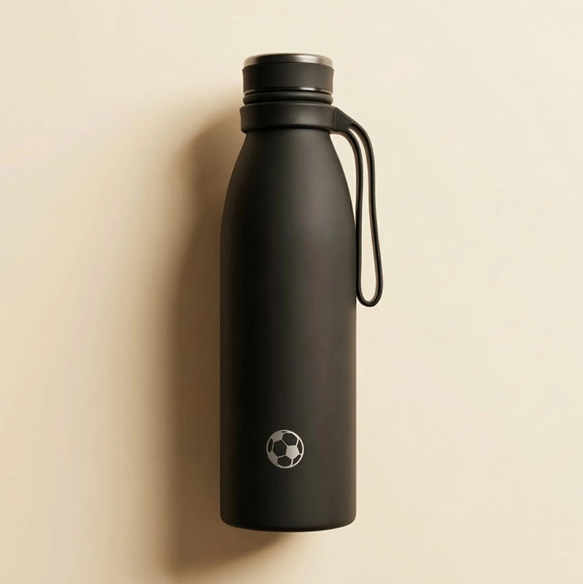 Gourde isotherme personnalisée Tandem 500ml Noire