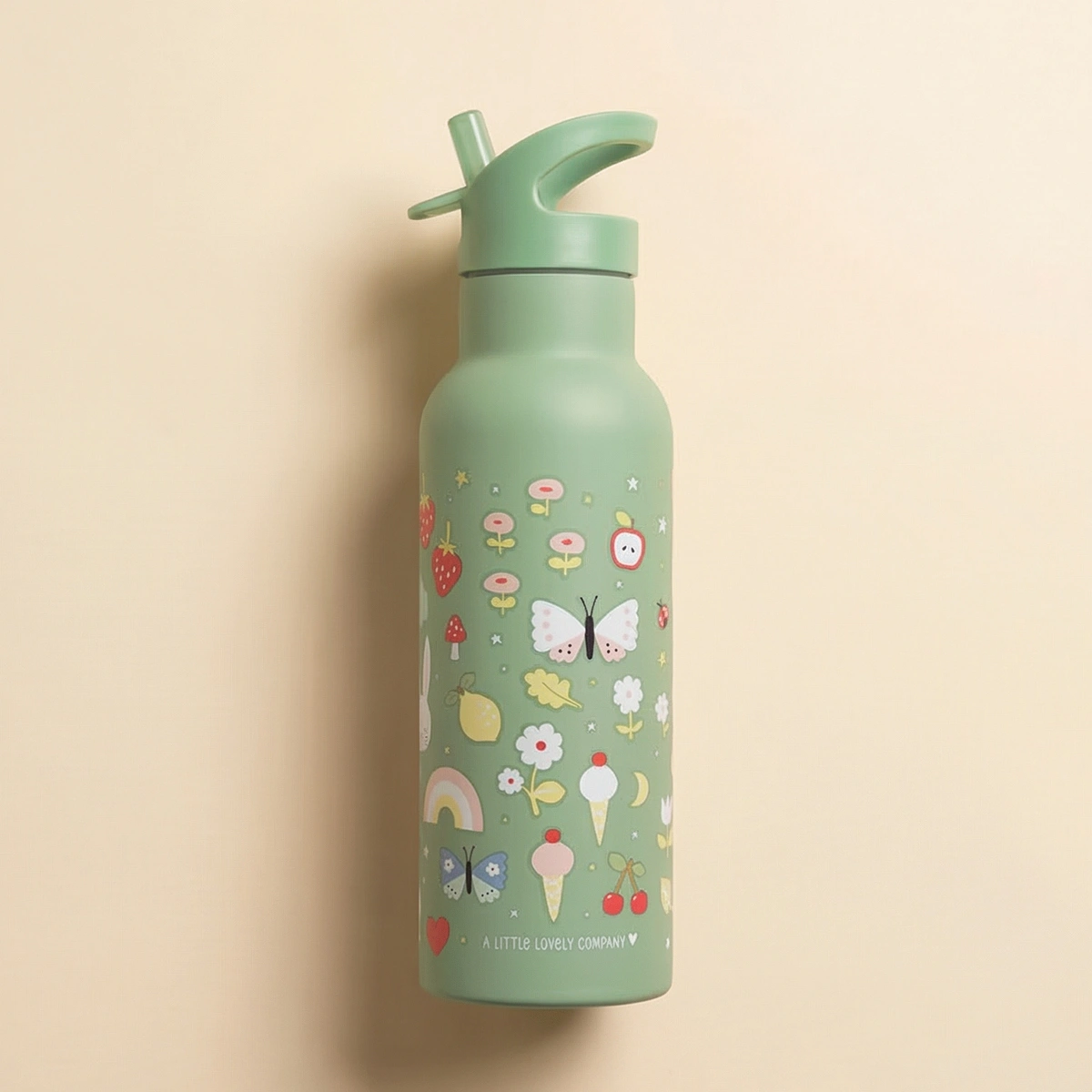 Gourde isotherme en acier inoxydable personnalisable Joy A Little Lovely Company