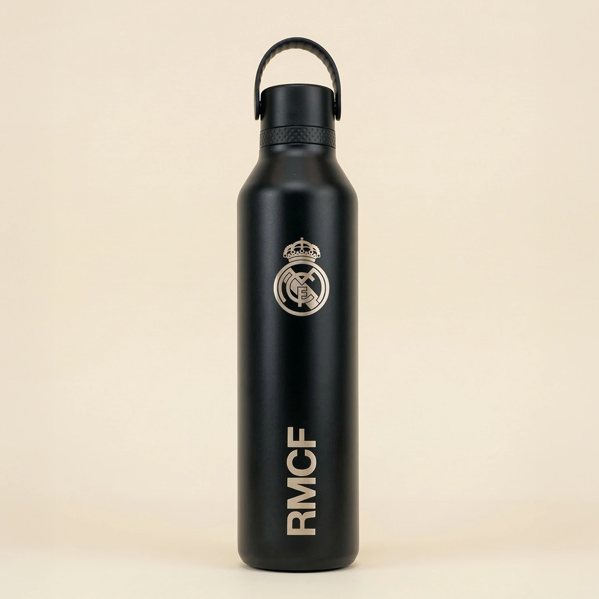 Gourde Real Madrid Runbott 600 ml personnalisée – noire