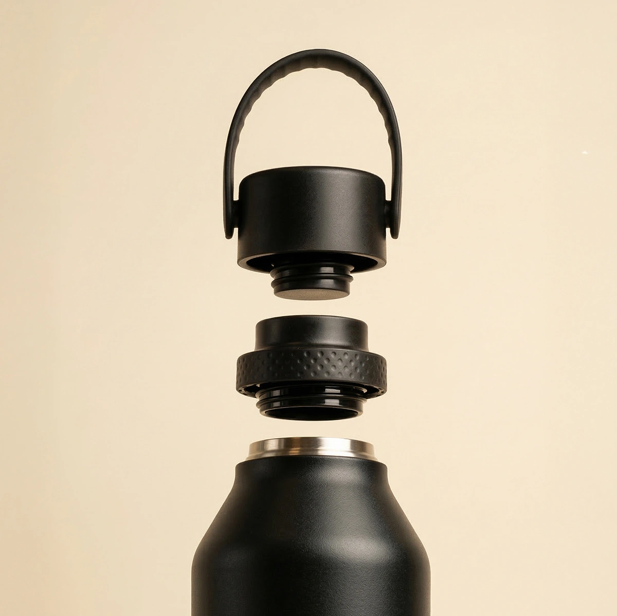 Gourde Benfica Runbott 1L personnalisée – noire