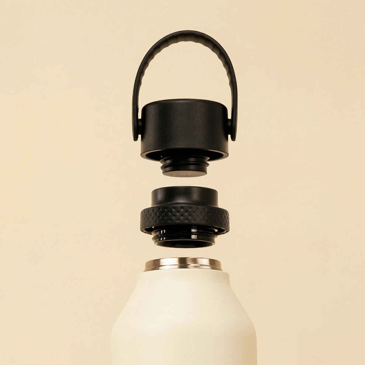 Gourde Porto Runbott 1L personnalisée – cream