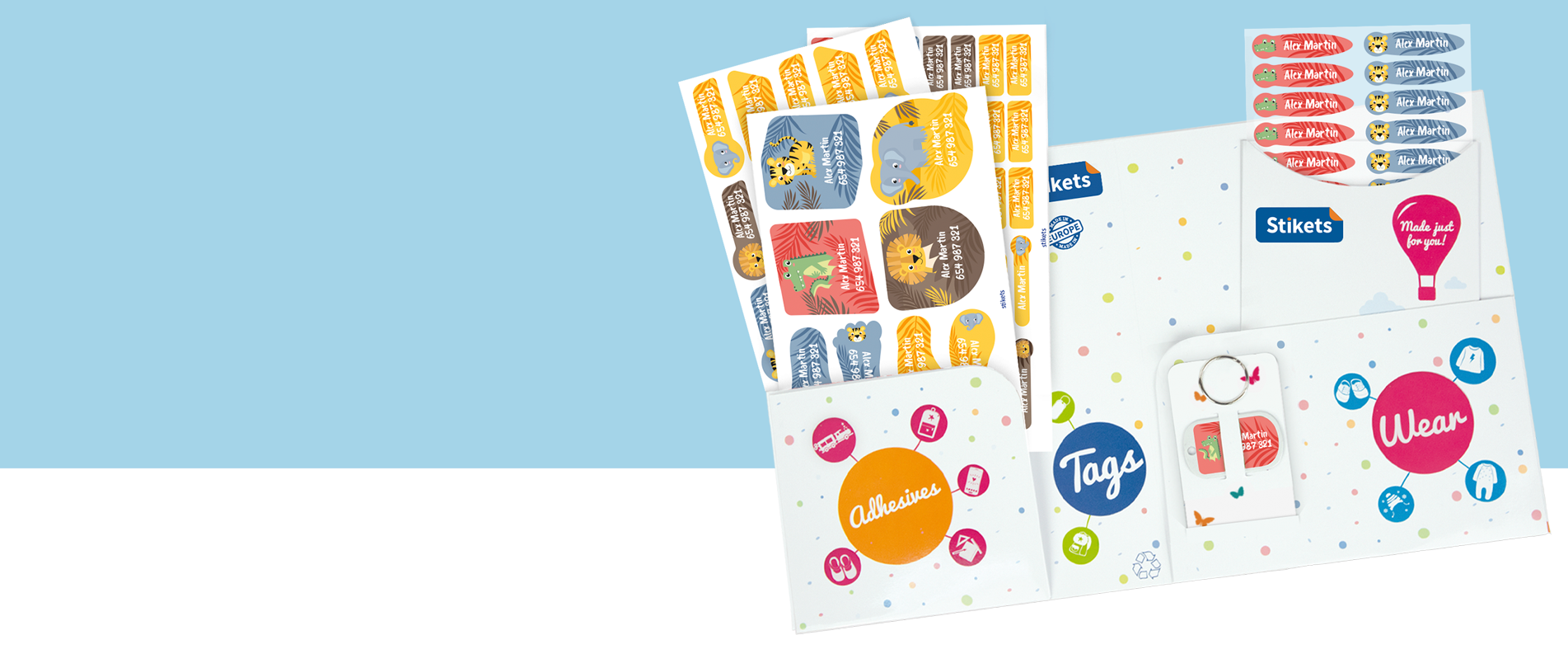 profunditat_La solution tout-en-un<br />
pour tout marquer<br />
<br />
Avec des motifs différents<br />
sur chaque étiquette