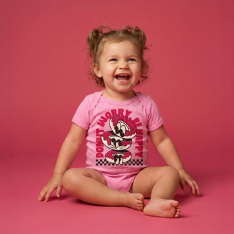 Body manica corta neonato Rabbit Skins personalizzato