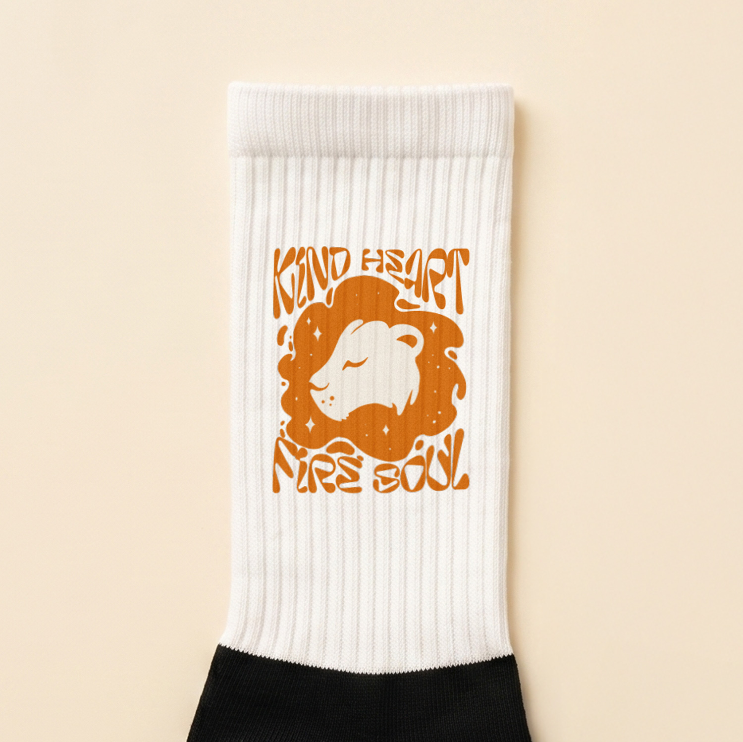 ID 5399 Black Foot Sublimated Socks 186