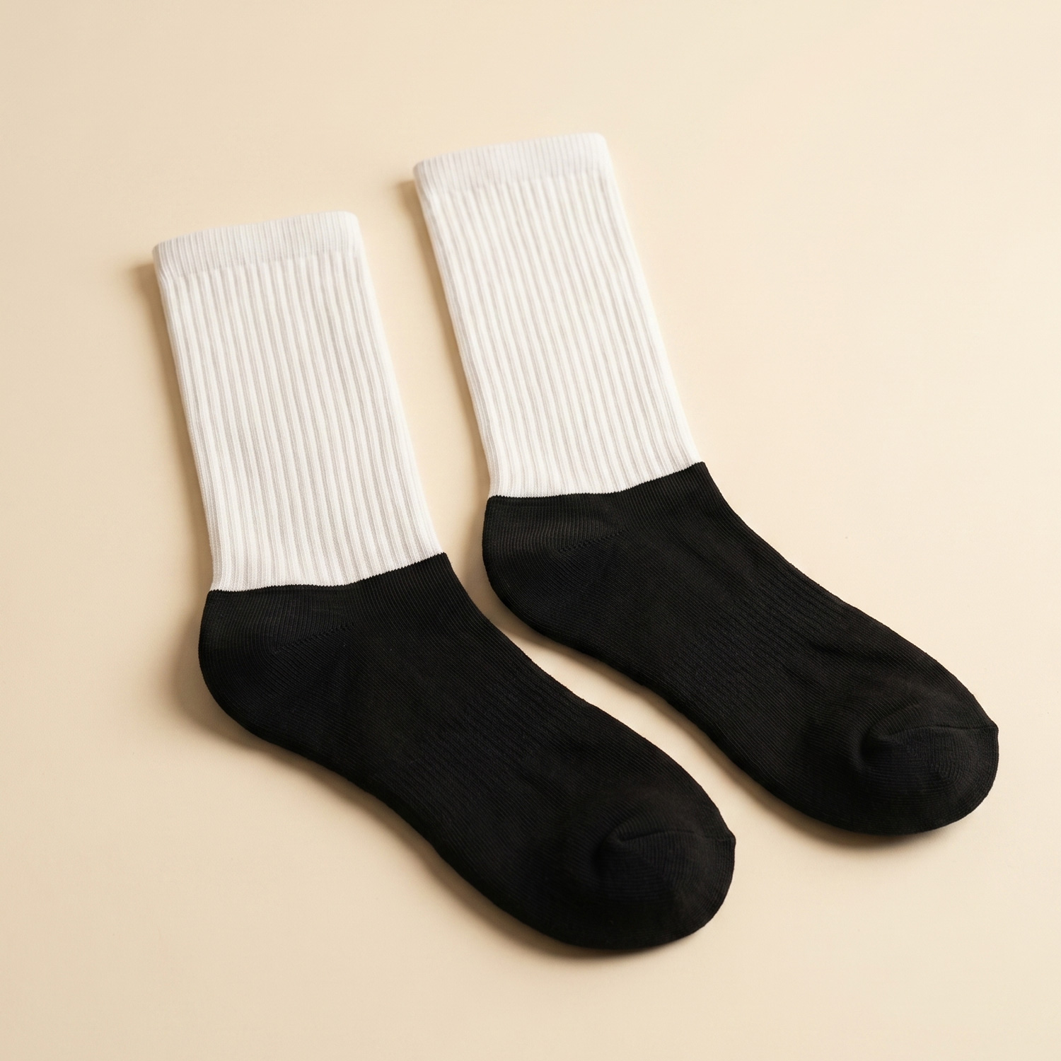ID 5399 Black Foot Sublimated Socks 186