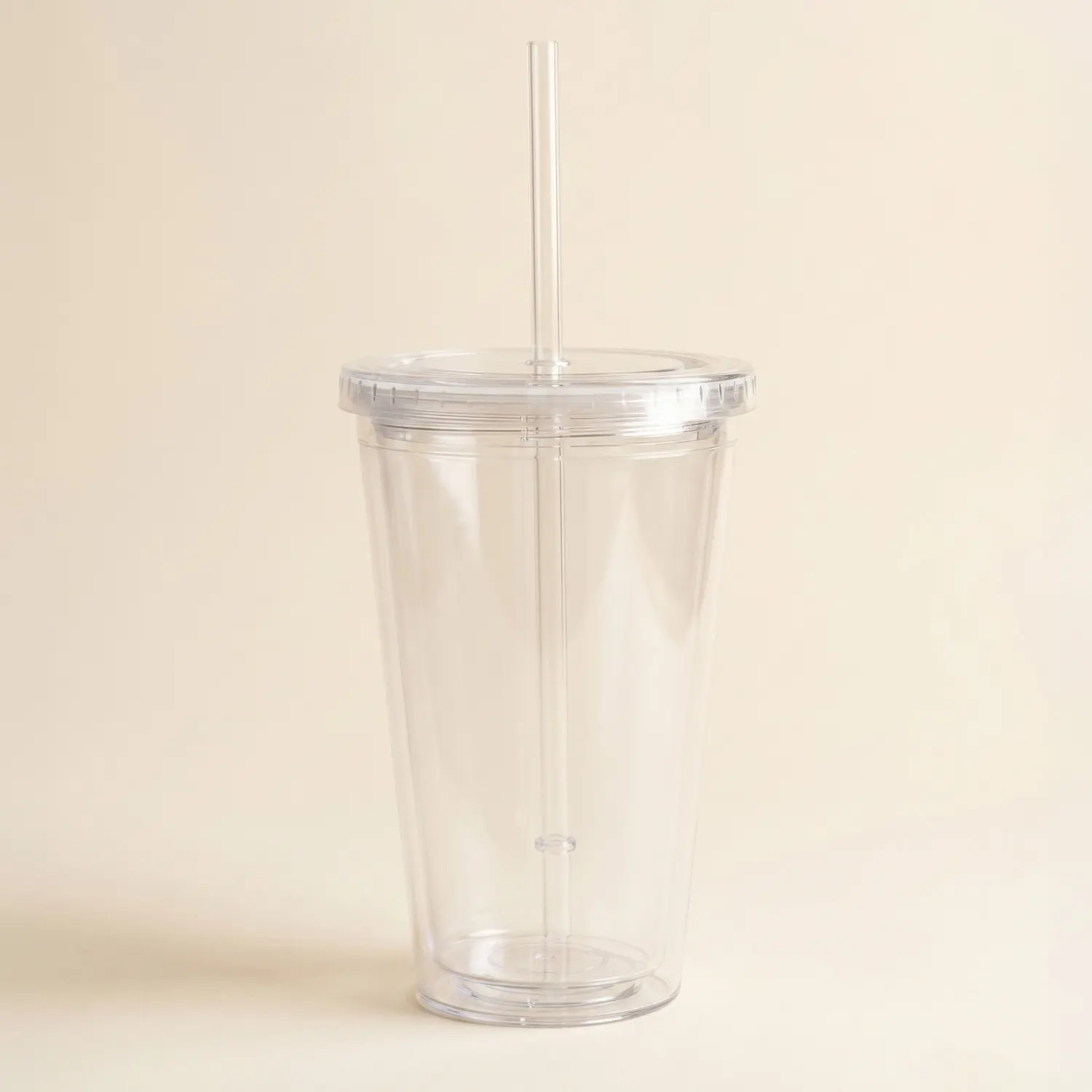 ID 5409 Double Wall Clear Plastic Tumbler (16 oz) - 751