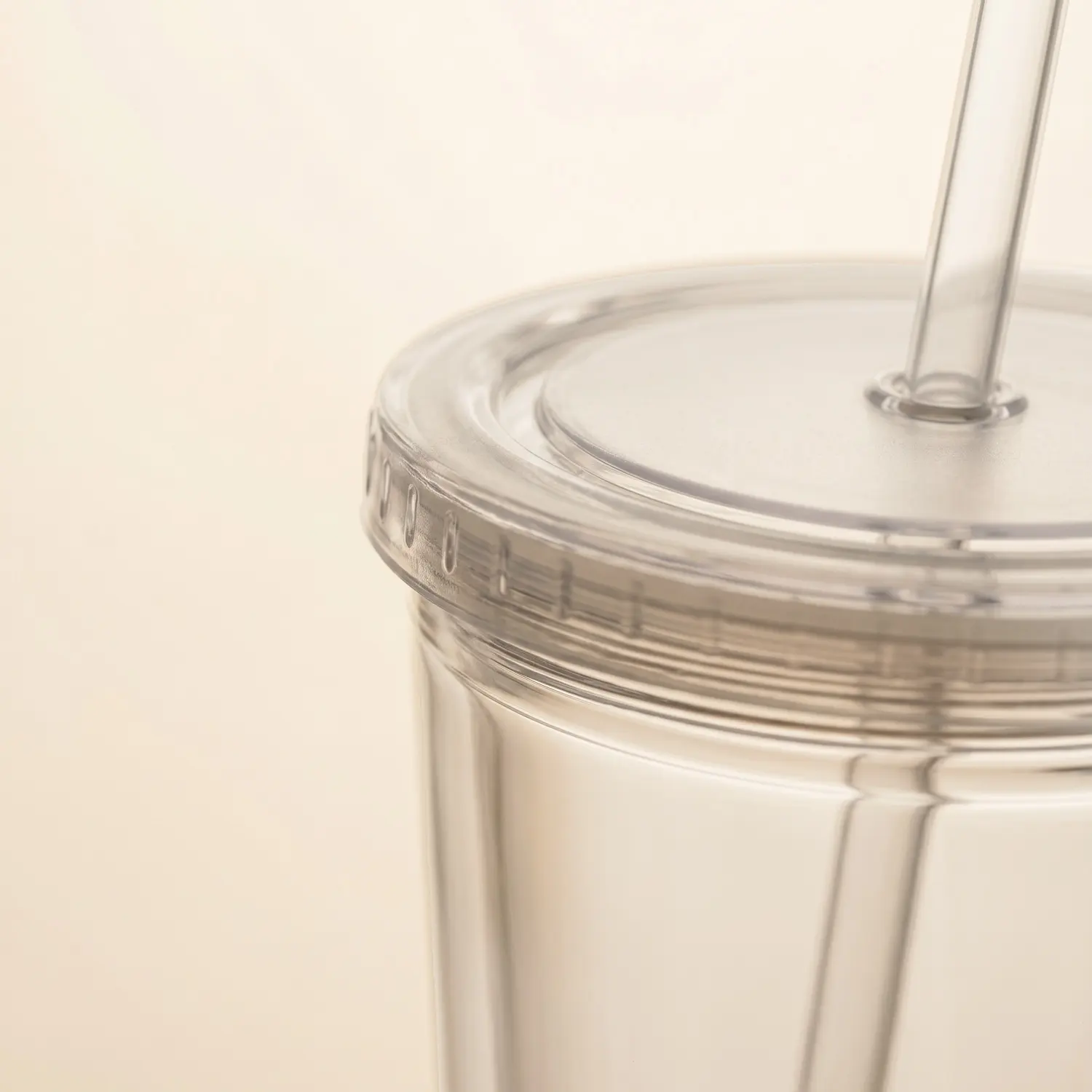 ID 5409 Double Wall Clear Plastic Tumbler (16 oz) - 751