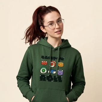 Felpa premium unisex con cappuccio Cotton Heritage M2580 personalizzata