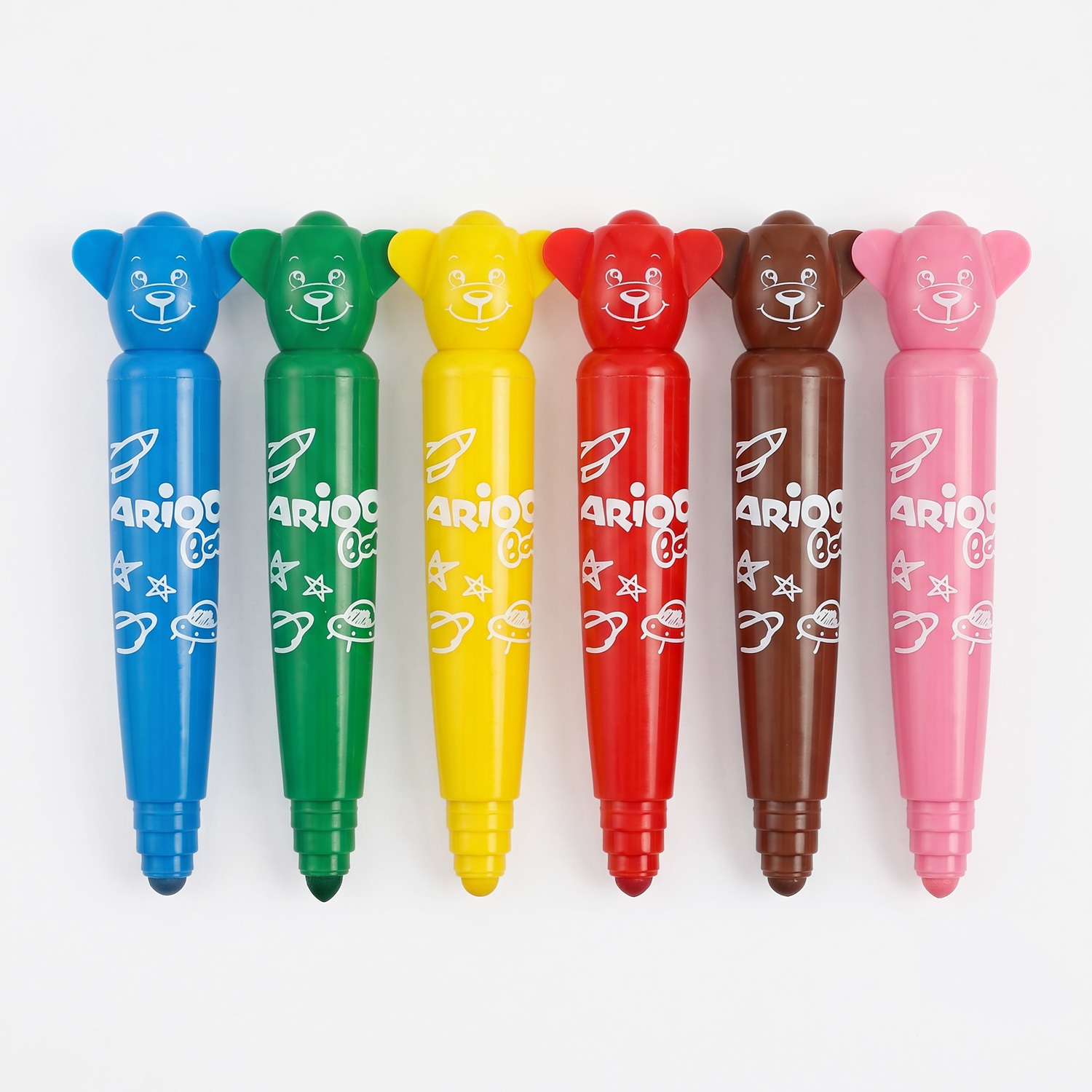 Carioca Teddy Markers Set 6 Colours Carioca Teddy Markers Set 6 Colours