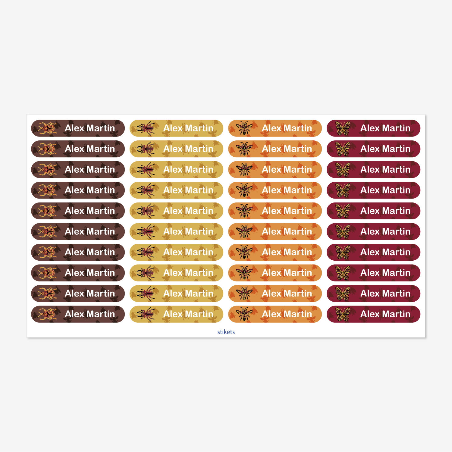 Small Thematic Stickers