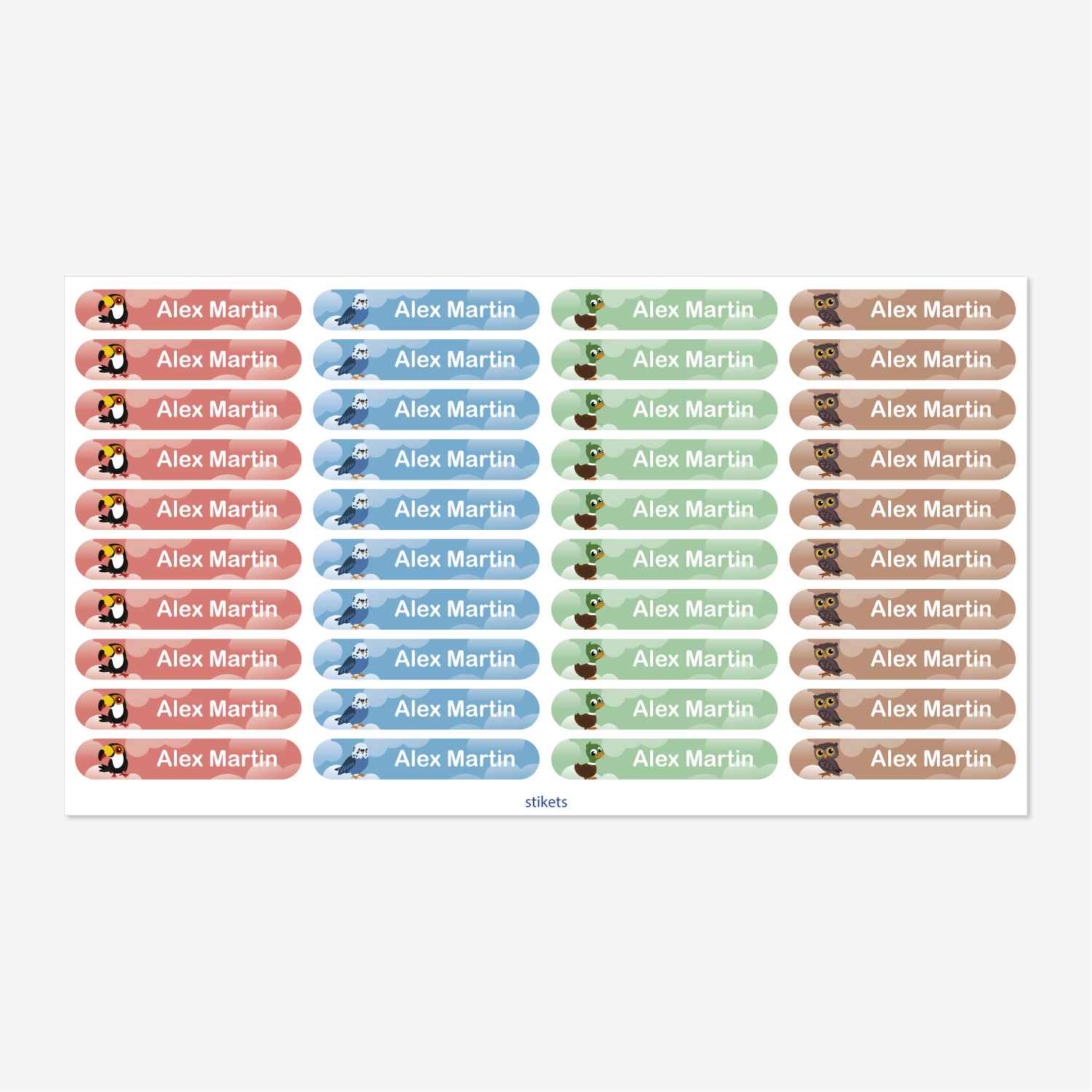 Small Thematic Stickers