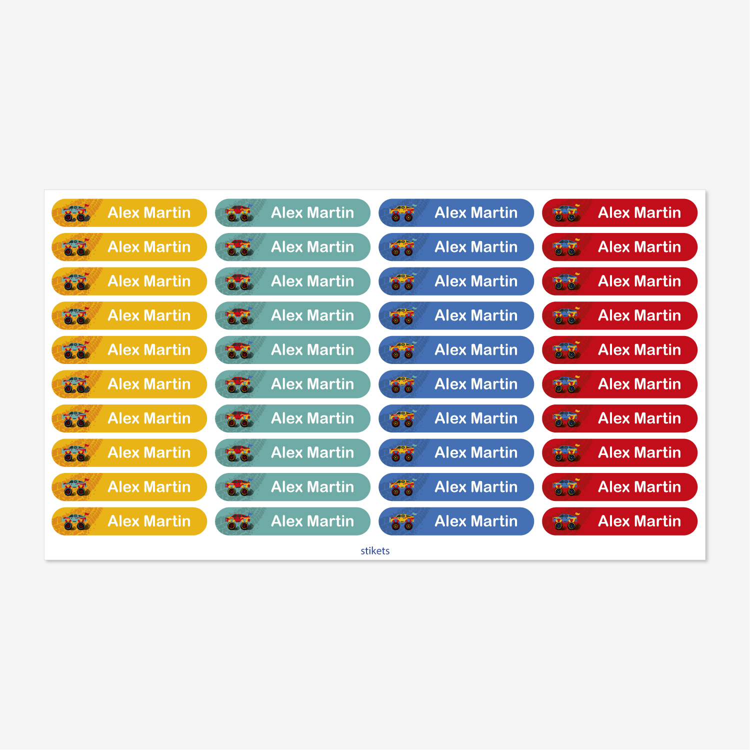 Small Thematic Stickers