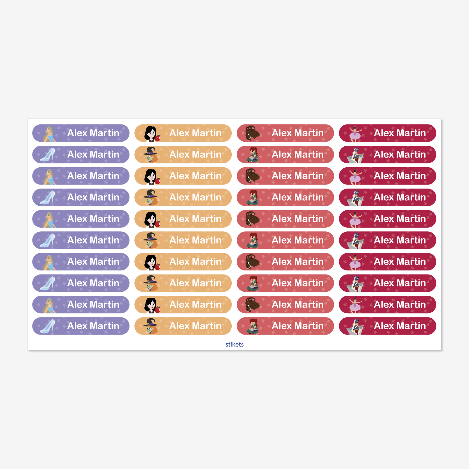 Small Thematic Stickers
