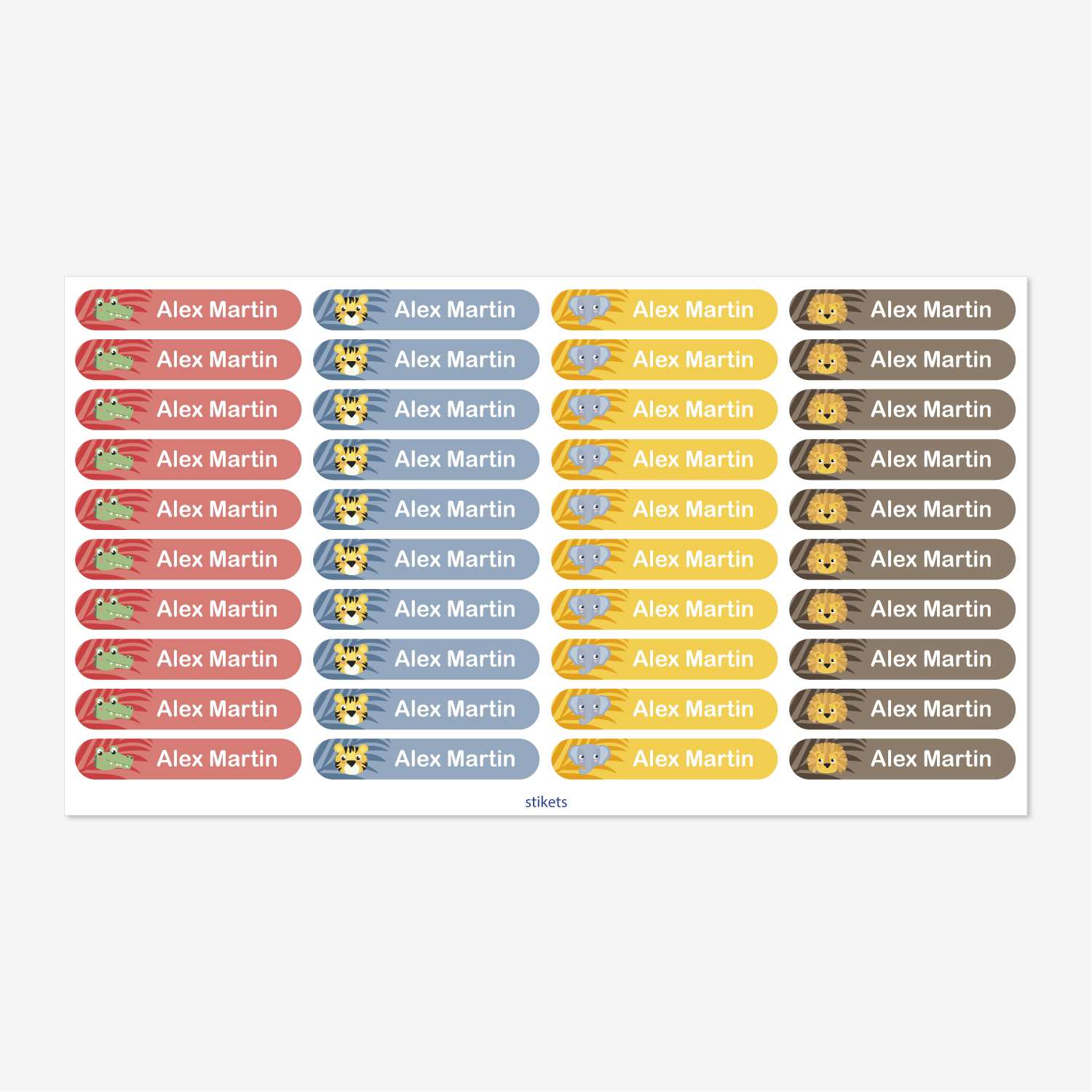 Small Thematic Stickers