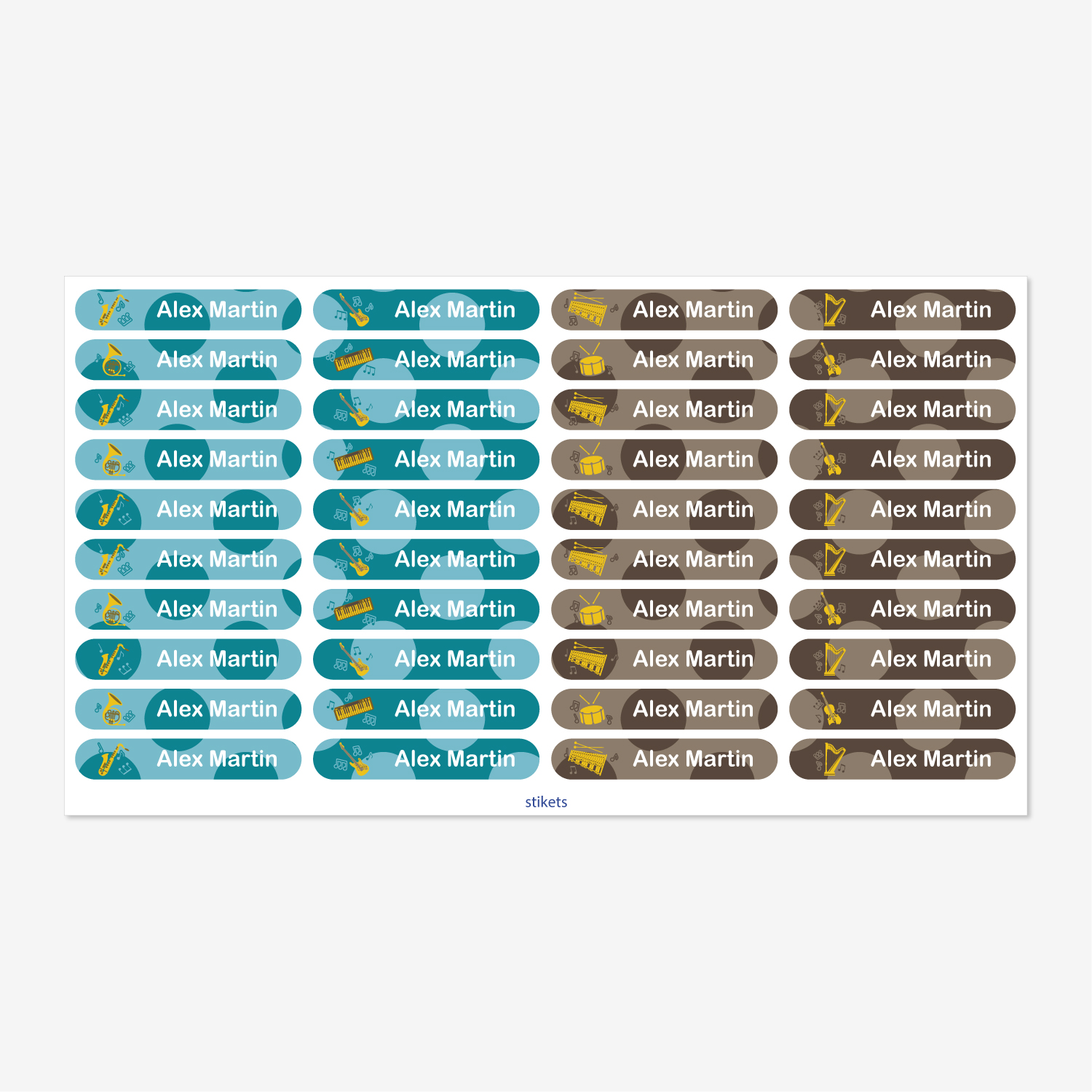 Small Thematic Stickers