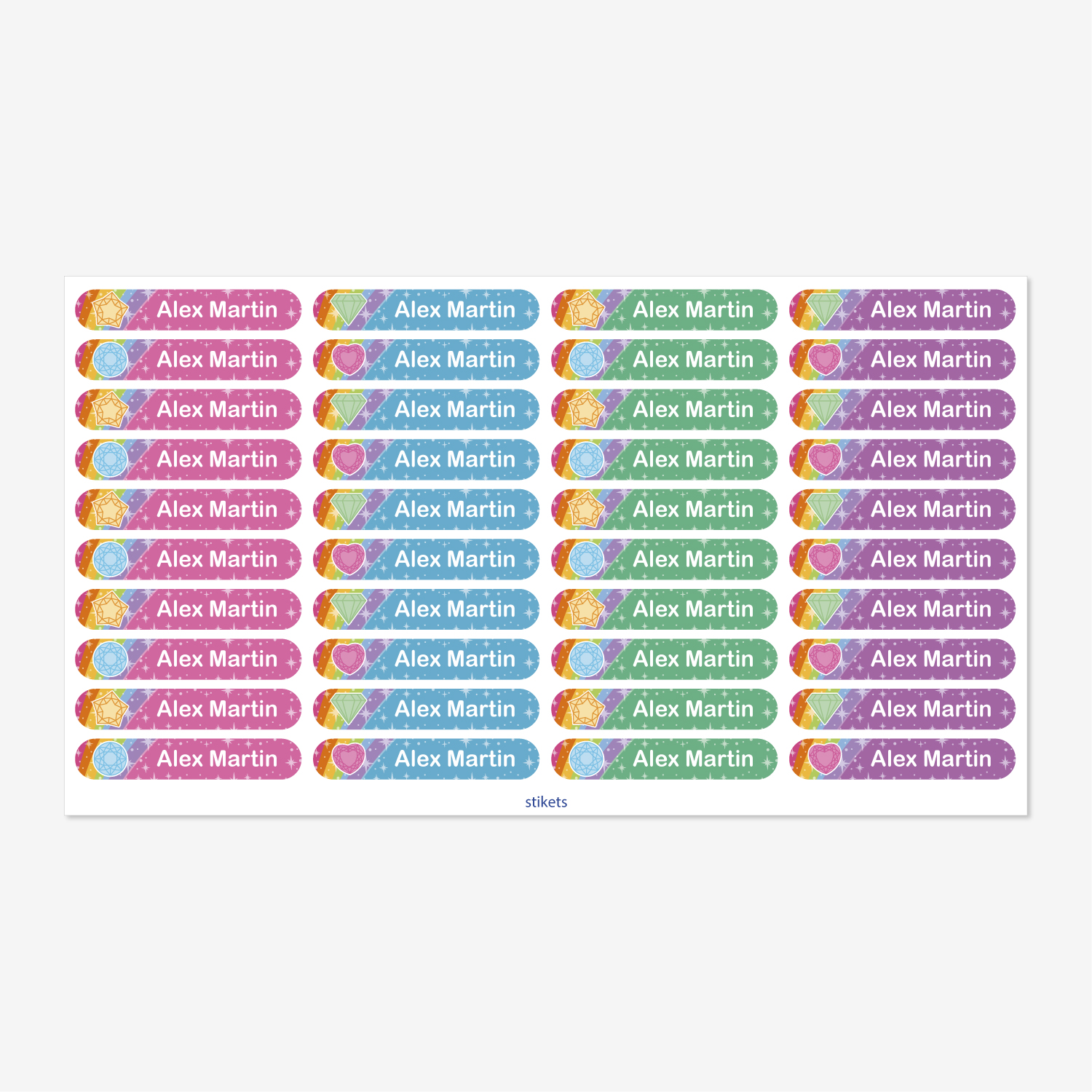 Small Thematic Stickers