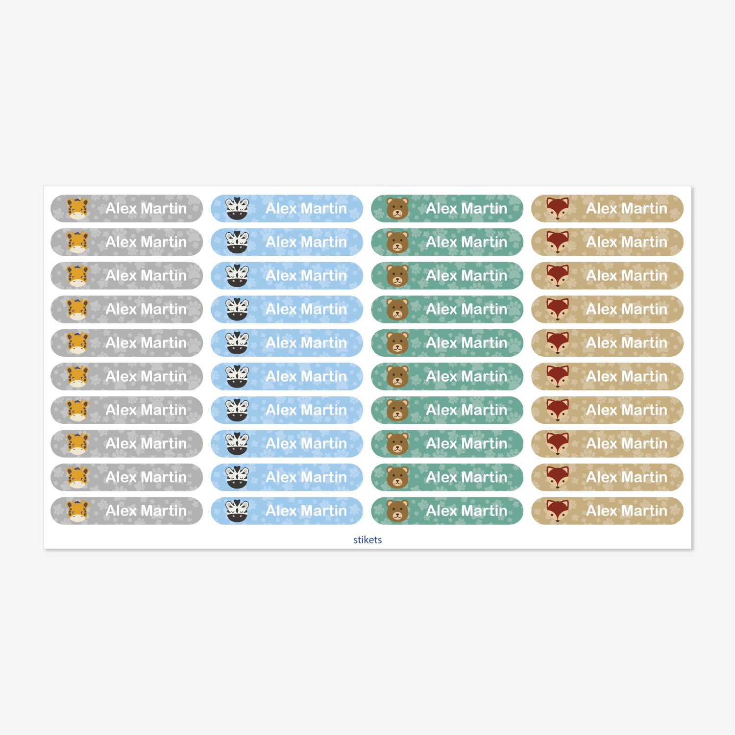 Small Thematic Stickers