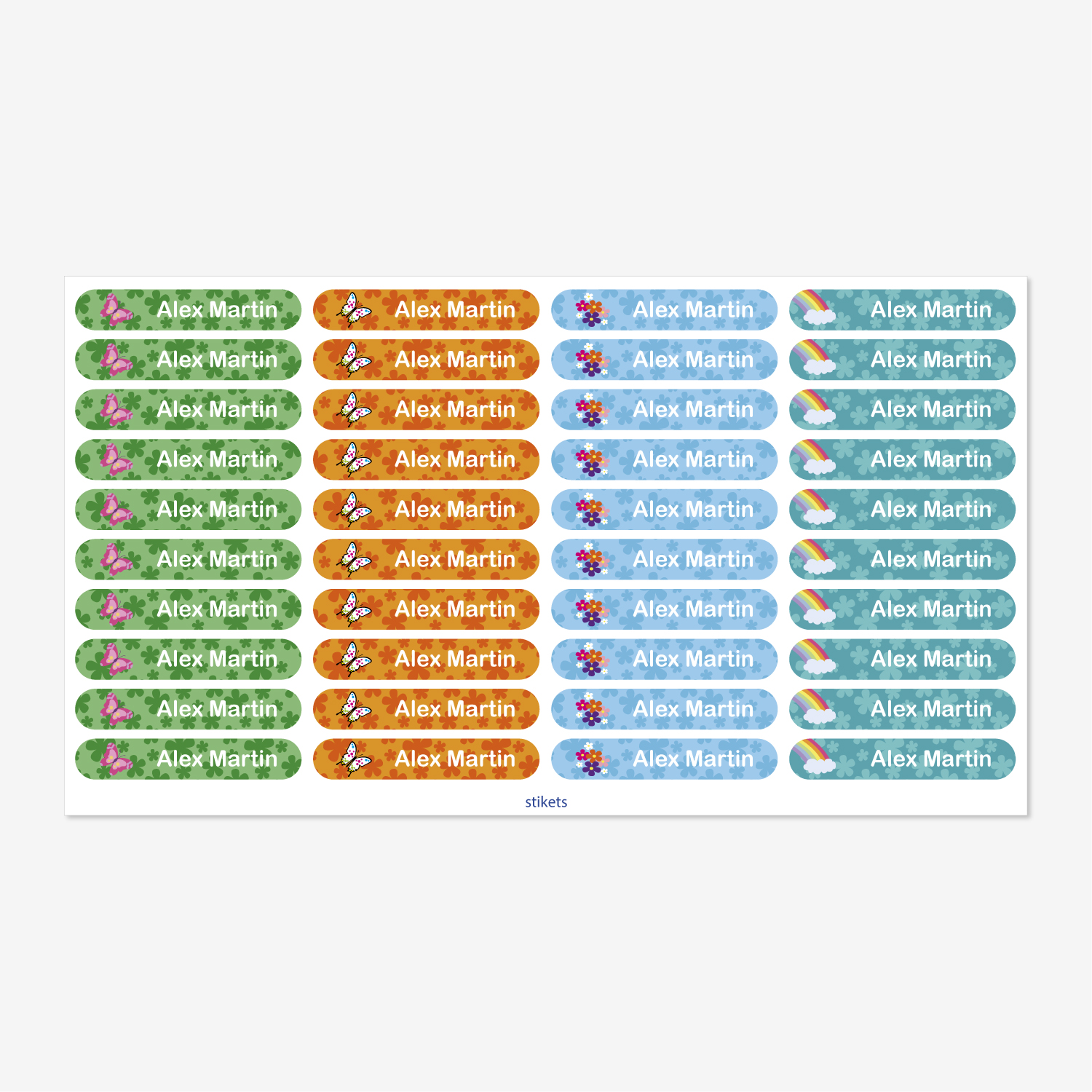 Small Thematic Stickers