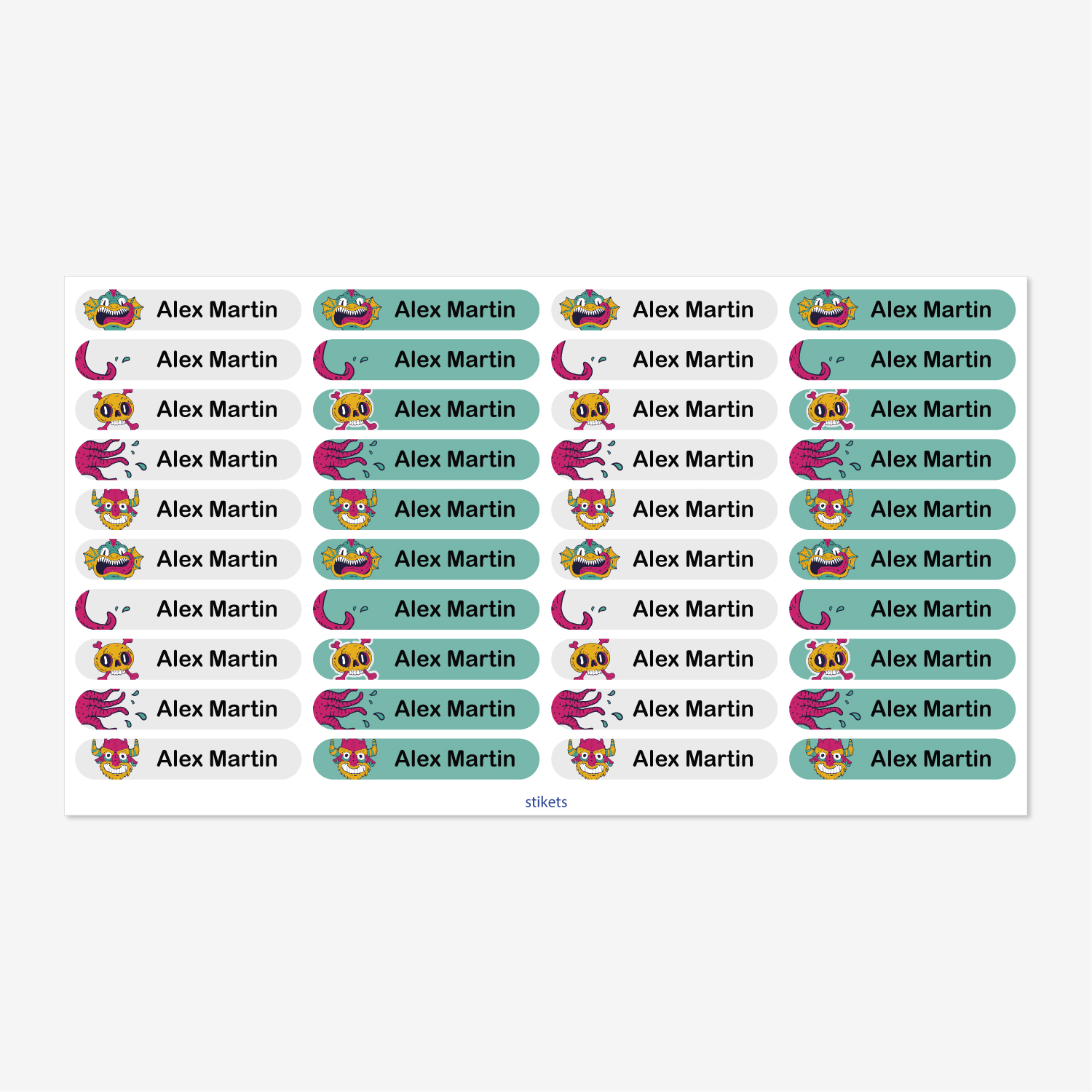 Small Thematic Stickers