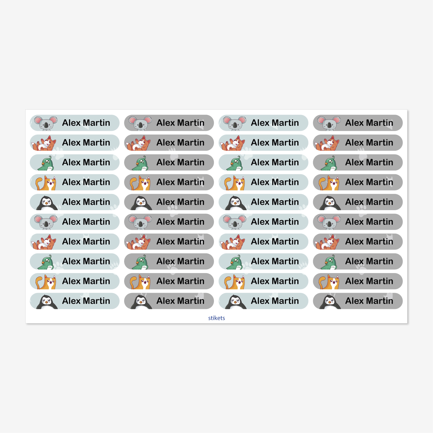 Small Thematic Stickers