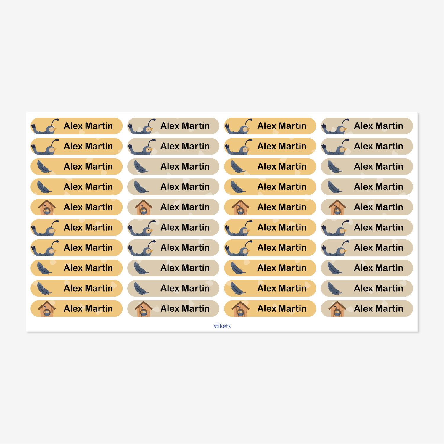 Small Thematic Stickers