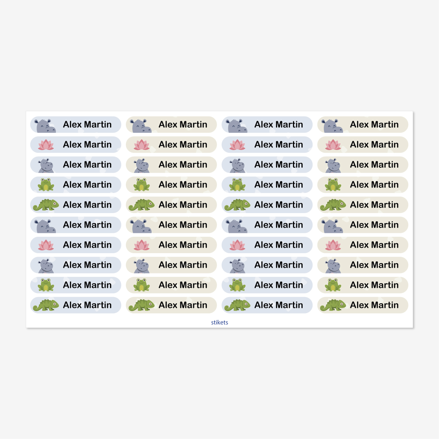 Small Thematic Stickers