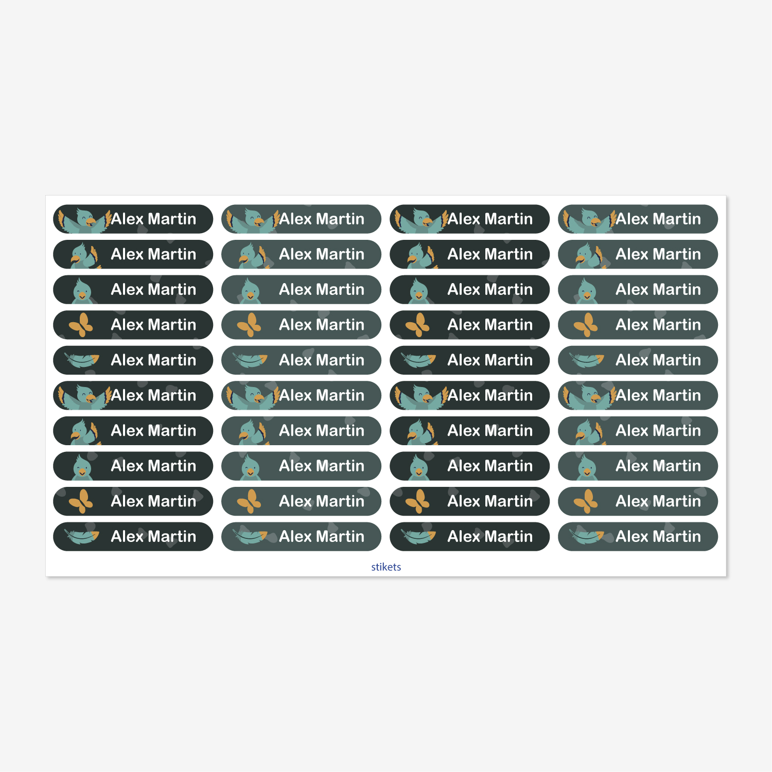 Small Thematic Stickers