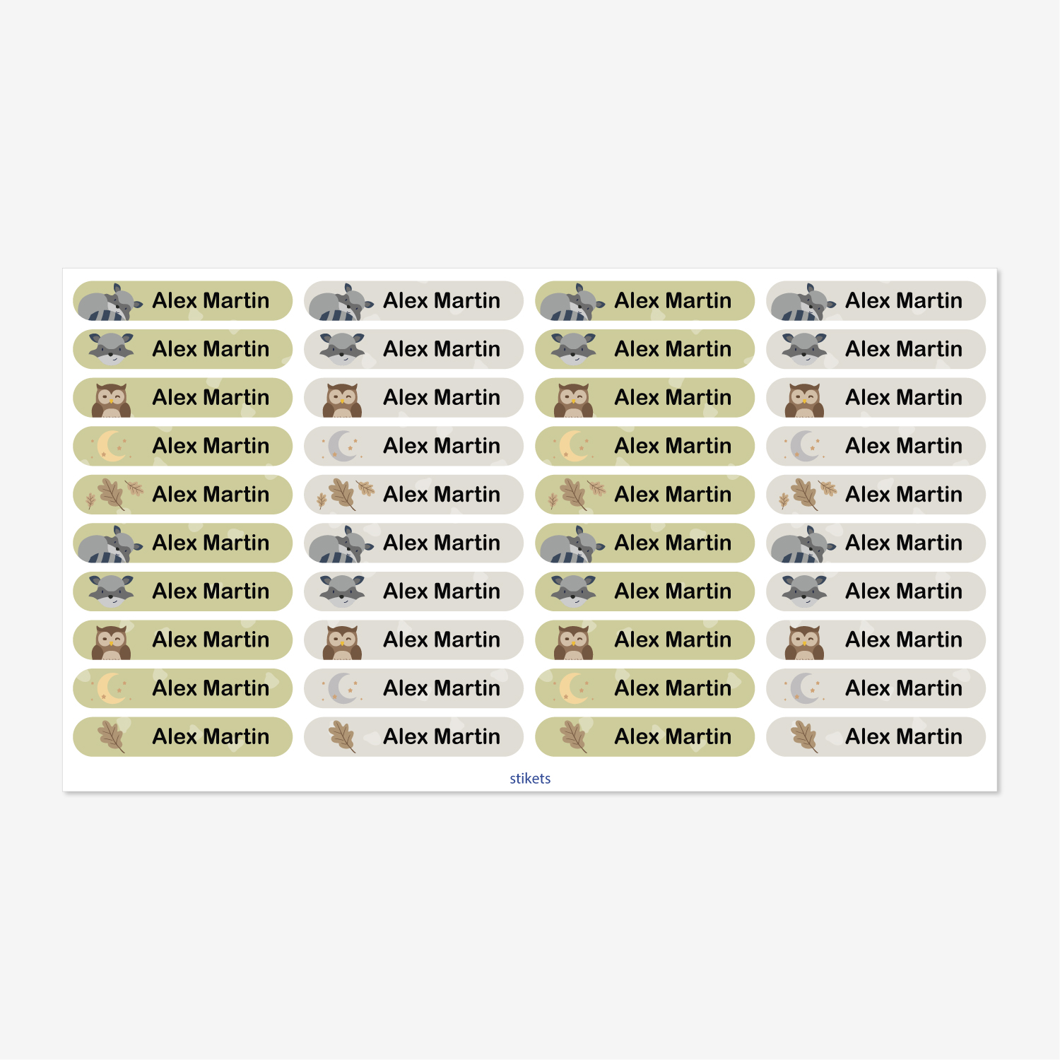Small Thematic Stickers