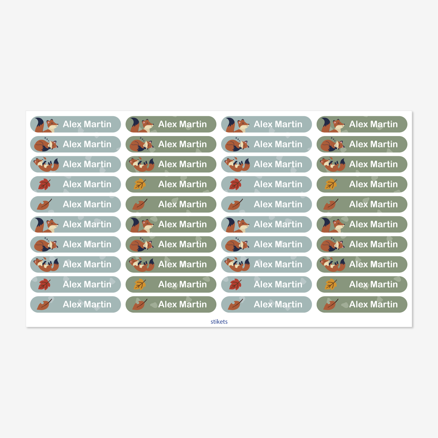 Small Thematic Stickers