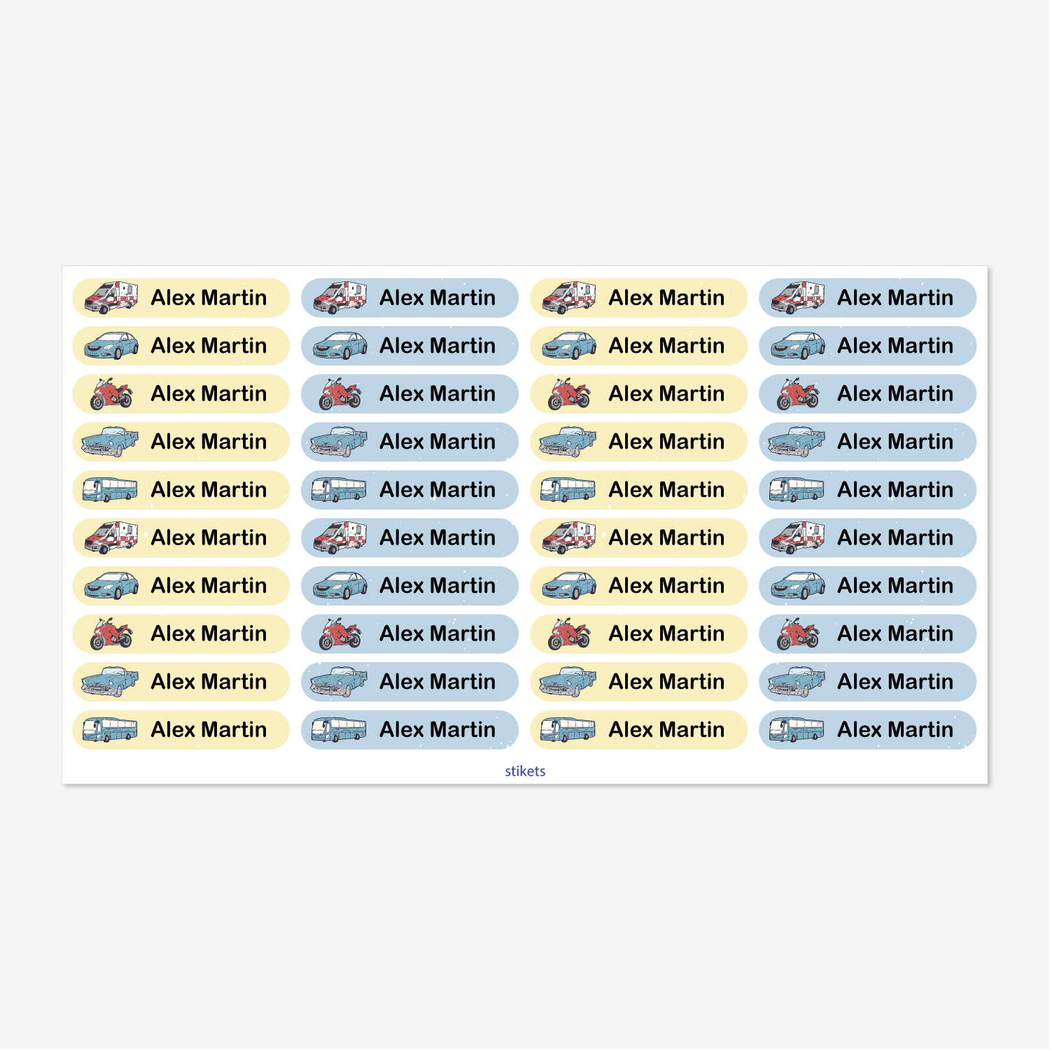Small Thematic Stickers