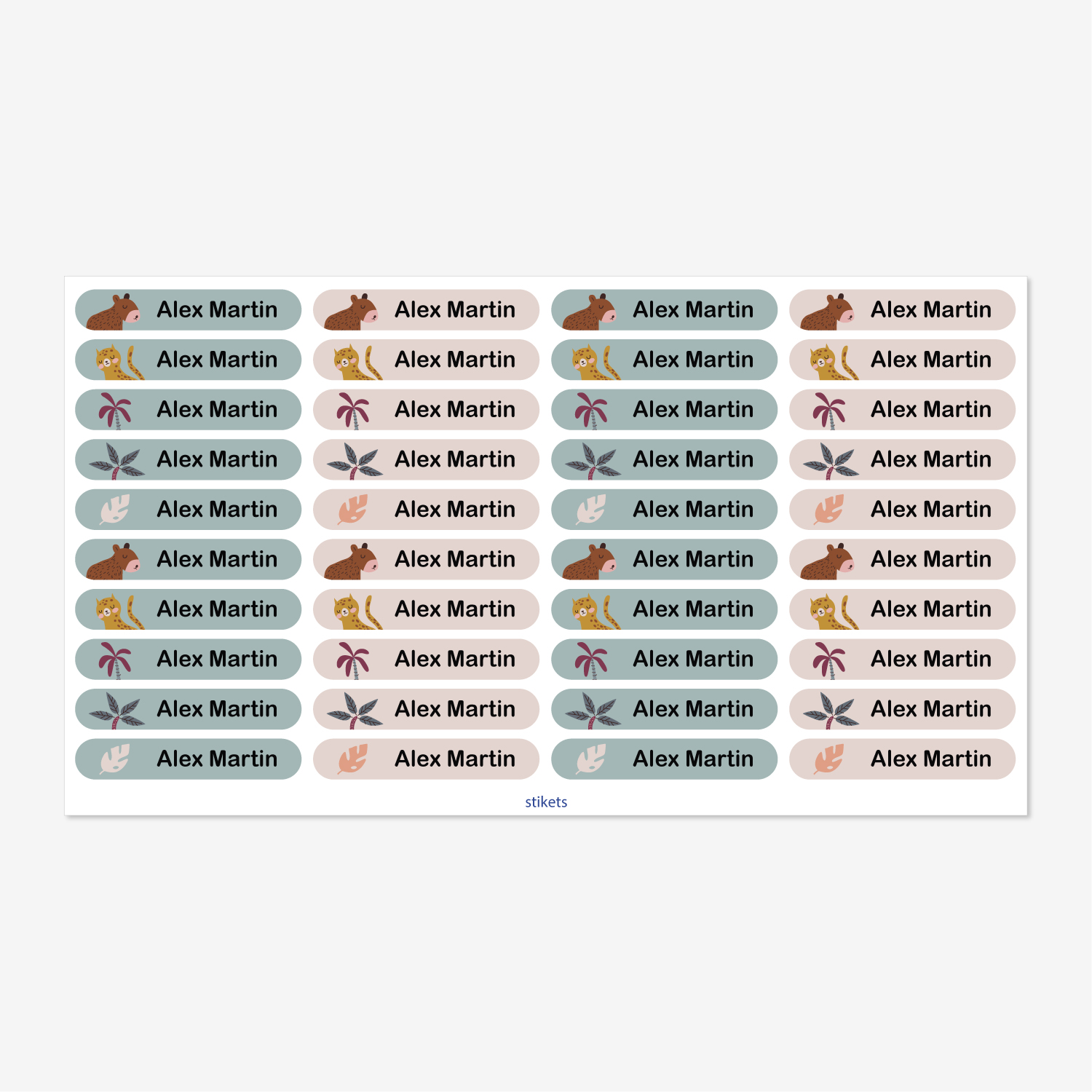 Small Thematic Stickers